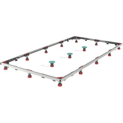 LE SANITAIRE - Rechteckiger Duschrahmen XL 70/100 x 70/180 cm Stahl LE SANITAIRE - Rechteckiger Duschrahmen XL 70/100 x 70/180 cm Stahl