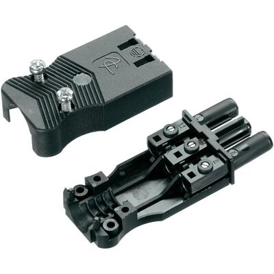 Adels-Contact 17962 Stromstik - 2-polig + PE - 16A - Schwarz Adels-Contact 17962 Stromstik - 2-polig + PE - 16A - Schwarz