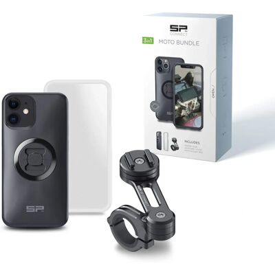Kit Moto Sp Connect per iPhone 12 Mini Supporto Smartphone - Nero Kit Moto Sp Connect per iPhone 12 Mini Supporto Smartphone - Nero