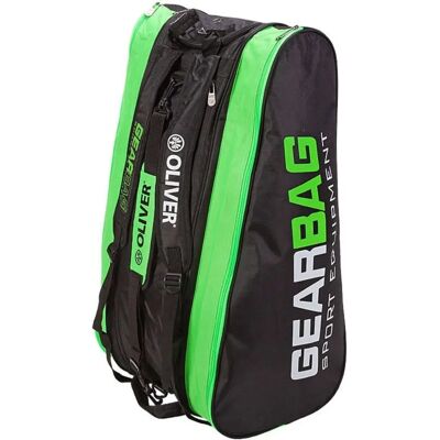 Oliver Thermobag Gearbag - Torba na tenis - Czarna i zielona Oliver Thermobag Gearbag - Torba na tenis - Czarna i zielona