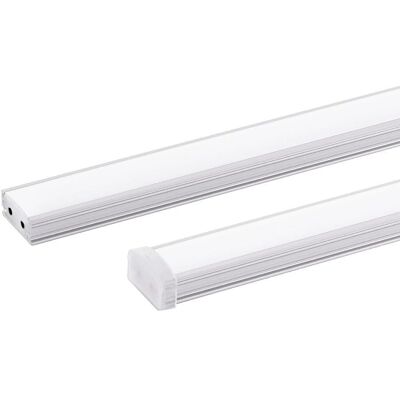 Sigor Rail d’Éclairage LED Argent 1000mm 15W 3000K IP20 - Système de Rail Lumineux - Publicité Sigor Rail d’Éclairage LED Argent 1000mm 15W 3000K IP20 - Système de Rail Lumineux - Publicité
