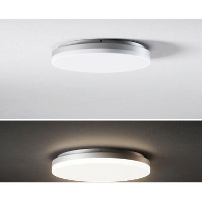 Sigor CIRCEL 400mm Silber Deckenleuchte - 38W 4000K 4200lm IP20 Sigor CIRCEL 400mm Silber Deckenleuchte - 38W 4000K 4200lm IP20