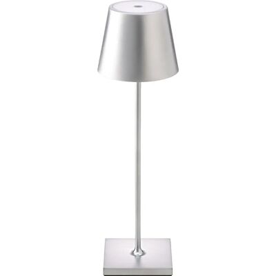Sigor Nuindie Silber Tischlampe - LED 2,2W, Dimmbar, IP54 Sigor Nuindie Silber Tischlampe - LED 2,2W, Dimmbar, IP54