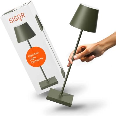 Sigor Nuindie Akku-Tischleuchte Tannengrün - Tischlampe Sigor Nuindie Akku-Tischleuchte Tannengrün - Tischlampe