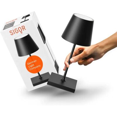 Sigor Modèle 4547001 Lampe de table rechargeable - Lampe de table - Publicité Sigor Modèle 4547001 Lampe de table rechargeable - Lampe de table - Publicité