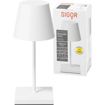 Sigor Modell 4547701 Wiederaufladbare Tischlampe - LED, Einstellbare Farbe Sigor Modell 4547701 Wiederaufladbare Tischlampe - LED, Einstellbare Farbe