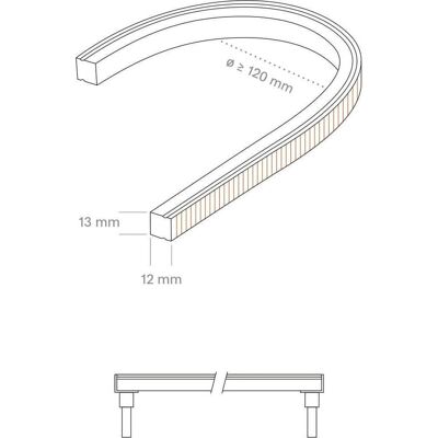 Sigor 12W/m Ruban LED RGB 5m - Bande LED - Publicité Sigor 12W/m Ruban LED RGB 5m - Bande LED - Publicité