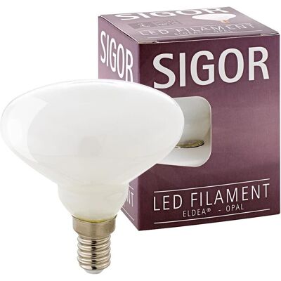 Sigor 4W ELDEA opal E14 400lm dimmbar - LED-Lampe Sigor 4W ELDEA opal E14 400lm dimmbar - LED-Lampe