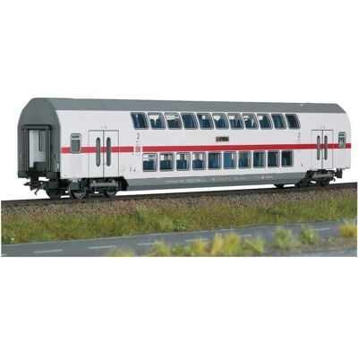 Trix Modellbahnwagen - Doppelstockwagen IC2, Hellgrau, 28,6cm Trix Modellbahnwagen - Doppelstockwagen IC2, Hellgrau, 28,6cm