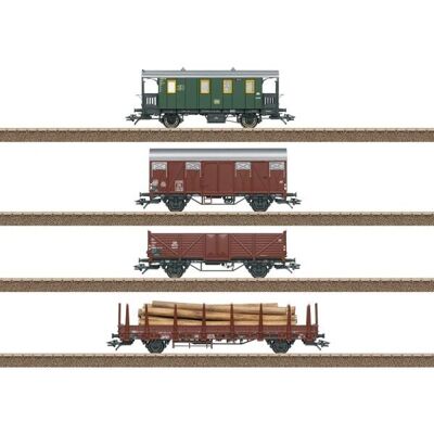 Trix 24140 Zugmodell - 4 Güterwagen - H0 Spur Trix 24140 Zugmodell - 4 Güterwagen - H0 Spur
