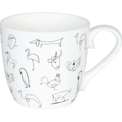 KONITZ Picasso Tier Porzellan Tasse KONITZ Picasso Tier Porzellan Tasse