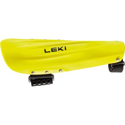 Protège-avant-bras Leki - Jaune pour ski - Publicité Protège-avant-bras Leki - Jaune pour ski - Publicité