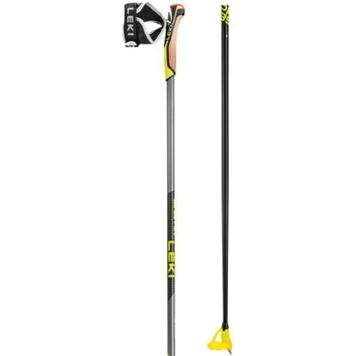 Bețe de schi Leki PRC 850 Carbon - Gri deschis - Galben neon - Negru Bețe de schi Leki PRC 850 Carbon - Gri deschis - Galben neon - Negru