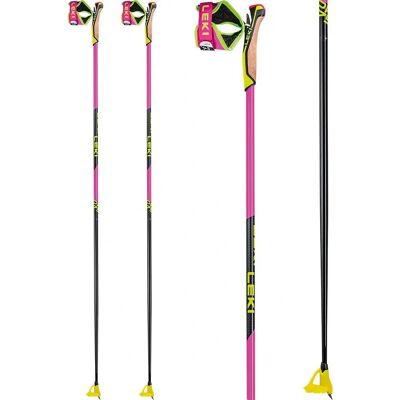 Leki PRC 750 Neonpink/Neonyellow/Black 140 cm - Maastohiihtosauvat Leki PRC 750 Neonpink/Neonyellow/Black 140 cm - Maastohiihtosauvat