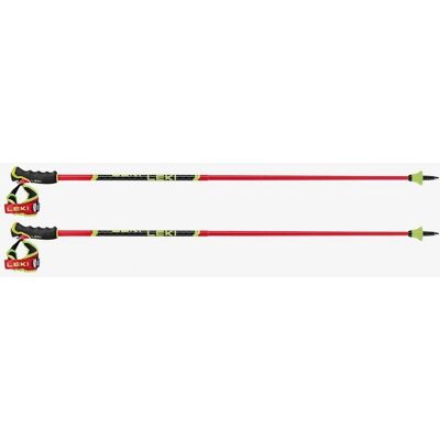 Bastones Leki Venom GS 3D - Rojo negro amarillo neón - 130cm Bastones Leki Venom GS 3D - Rojo negro amarillo neón - 130cm