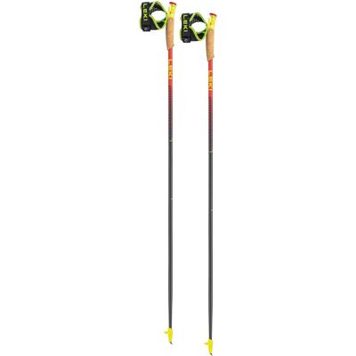 Bâtons de Trail Running Leki Vertical K - Rouge vif - Jaune néon - Publicité Bâtons de Trail Running Leki Vertical K - Rouge vif - Jaune néon - Publicité