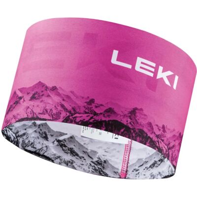 Leki XC Čelenka Neonpink / Bílá - Prodyšná čelenka Leki XC Čelenka Neonpink / Bílá - Prodyšná čelenka