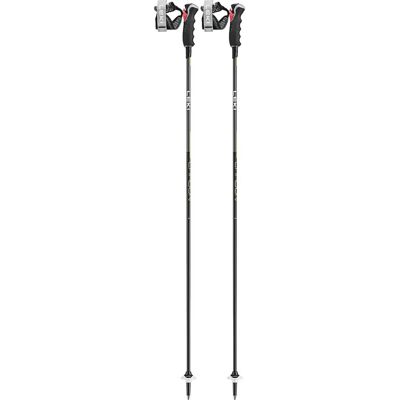 Leki Carbon 12 3D Zwart/Donker Antraciet/Neonyellow - 115 cm Skistokken Leki Carbon 12 3D Zwart/Donker Antraciet/Neonyellow - 115 cm Skistokken