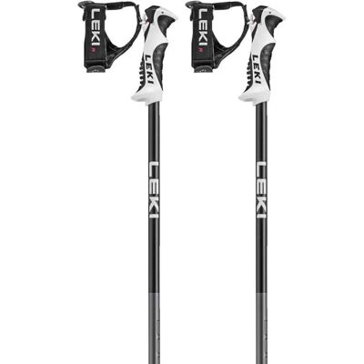 Leki Bold Lite S Junior - lette skistaver for barn - antrasitt/svart/hvit Leki Bold Lite S Junior - lette skistaver for barn - antrasitt/svart/hvit