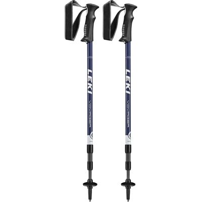 Leki Voyager SLS Trekking Poles - Blue/White - Lightweight, Adjustable Leki Voyager SLS Trekking Poles - Blue/White - Lightweight, Adjustable