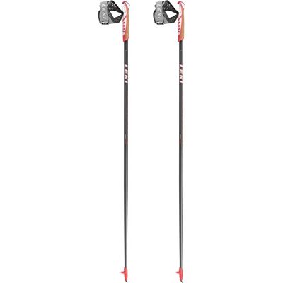 LEKI Carbon Nordic Walkingstöcke - 110 CM - Dunkelorange - Unisex - Trekking LEKI Carbon Nordic Walkingstöcke - 110 CM - Dunkelorange - Unisex - Trekking