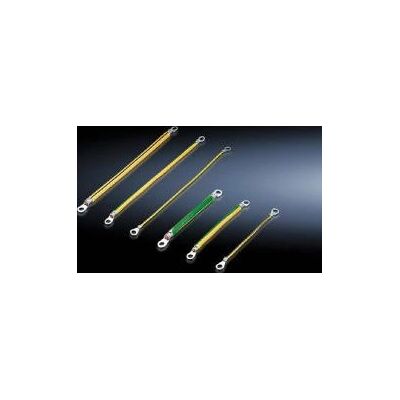 Rittal 2566.000 Erdungszubehör - Kupfer, 170mm, M8-M8, Gelb Rittal 2566.000 Erdungszubehör - Kupfer, 170mm, M8-M8, Gelb