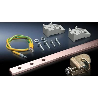 Rittal DK 7544.000 - Vertikale Erdungsschiene - 20 Anschlüsse Rittal DK 7544.000 - Vertikale Erdungsschiene - 20 Anschlüsse