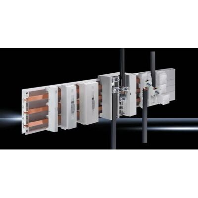 Rittal Adapter de Barre RAL Gris - 600A, Rail 24mm, 3 Pôles - Publicité Rittal Adapter de Barre RAL Gris - 600A, Rail 24mm, 3 Pôles - Publicité