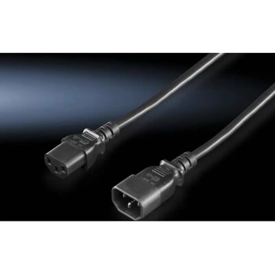 Rittal Rittal DK 7856.014 Schwarz 0,5 m C13 C14 Kabel - Kabel Rittal Rittal DK 7856.014 Schwarz 0,5 m C13 C14 Kabel - Kabel
