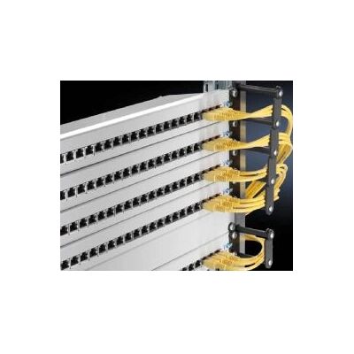 Rittal DK 7111.214 - Horizontale Kabelmanagement-Leiste 1U Schwarz Rittal DK 7111.214 - Horizontale Kabelmanagement-Leiste 1U Schwarz