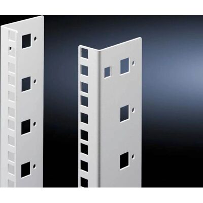 Rittal DK 7507.709 Montageleiste - 9U, grau, Stahl, 2 st Rittal DK 7507.709 Montageleiste - 9U, grau, Stahl, 2 st