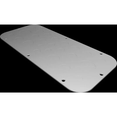 Rittal Rackplatte - Modell AX 2572.100, Stahl, IP66 Rittal Rackplatte - Modell AX 2572.100, Stahl, IP66