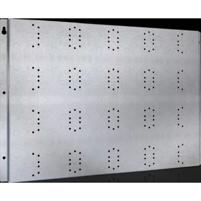 Rittal Rackplatte - Stahl - Grau - 375x543mm Rittal Rackplatte - Stahl - Grau - 375x543mm