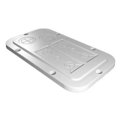 Rittal Rittal AX 2561.200 Kabelmanagementplatte - IP66, Kunststoff, Grau Rittal Rittal AX 2561.200 Kabelmanagementplatte - IP66, Kunststoff, Grau