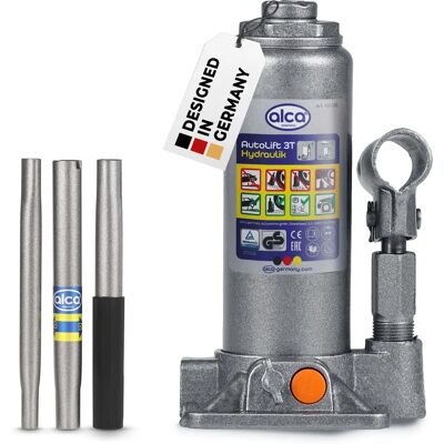 ALCA Model 431100 Hydraulic Car Jack - 3T, Robust & Stable ALCA Model 431100 Hydraulic Car Jack - 3T, Robust & Stable
