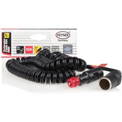 HEYNER - ExtensionCable Pro - 12/24V - USB - Car extension cable HEYNER - ExtensionCable Pro - 12/24V - USB - Car extension cable