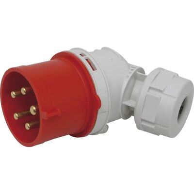 SIROX CEE-WISt 32A 5p 6h 400V IP44 Connecteur angulaire SIROX CEE-WISt 32A 5p 6h 400V IP44 Connecteur angulaire