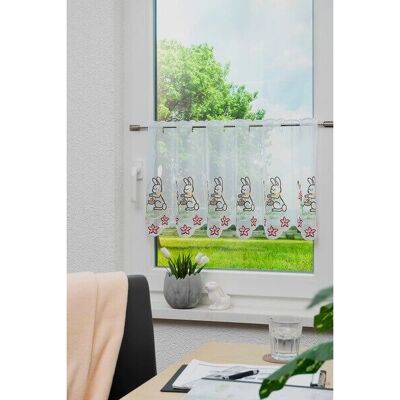 Plauen Besticktes Vorhangpaneel - 40x95 cm, halbtransparent Plauen Besticktes Vorhangpaneel - 40x95 cm, halbtransparent