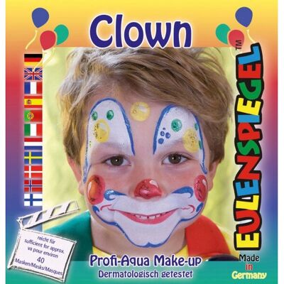 Eulenspiegel 204146 - Schminkset - Clown - Gesichtsbemalung Eulenspiegel 204146 - Schminkset - Clown - Gesichtsbemalung