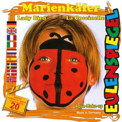 Eulenspiegel 204320 - Rote & Schwarze Gesichtsbemalung für 20 Masken Eulenspiegel 204320 - Rote & Schwarze Gesichtsbemalung für 20 Masken