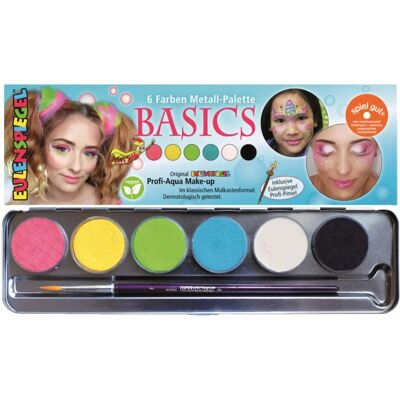 Eulenspiegel - 10135869 - 6 couleurs Métal - Palette de maquillage Eulenspiegel - 10135869 - 6 couleurs Métal - Palette de maquillage