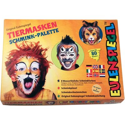 Eulenspiegel 208038 - Tiermasken Schmink-Palette - Professionelle Gesichtsbemalung Eulenspiegel 208038 - Tiermasken Schmink-Palette - Professionelle Gesichtsbemalung