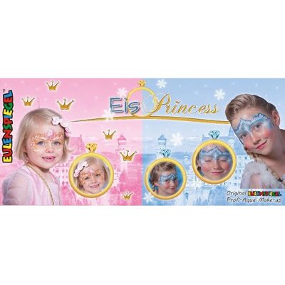 Palette de Maquillage Visage et Corps Ice Princess - 10 Couleurs et Paillettes - Publicité Palette de Maquillage Visage et Corps Ice Princess - 10 Couleurs et Paillettes - Publicité
