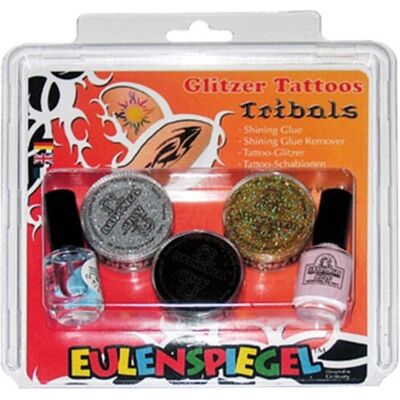 Eulenspiegel 730034 Glitzer-Tattoo-Set - Temporäres Tattoo-Set Eulenspiegel 730034 Glitzer-Tattoo-Set - Temporäres Tattoo-Set