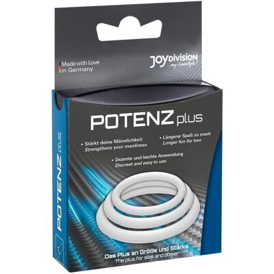 Set de 3 ineleți pentru penis din silicon JoyDivision - Impermeabil Set de 3 ineleți pentru penis din silicon JoyDivision - Impermeabil