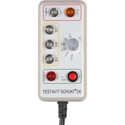 Testboy Schuki 2K Socket Tester - Safety Check for 230V Sockets Testboy Schuki 2K Socket Tester - Safety Check for 230V Sockets