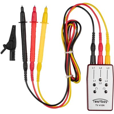 Testboy TV 410 N Multi Tester - Phase Sequence Test Testboy TV 410 N Multi Tester - Phase Sequence Test