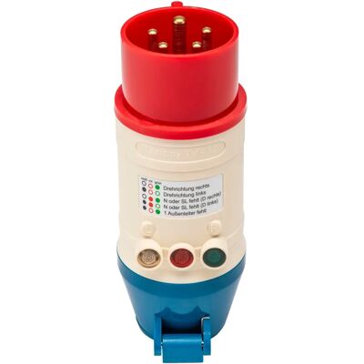 Testboy TV 416 - Adaptateur CEE with phase indicator Testboy TV 416 - Adaptateur CEE with phase indicator