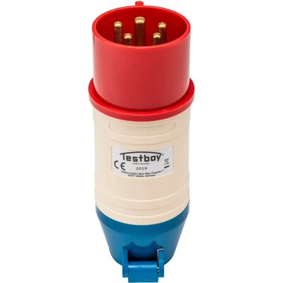 Testboy 432A Electrical Adapter - Durable 3-in-1 CEE, Schuko, Safety Cover - Safety Certified Testboy 432A Electrical Adapter - Durable 3-in-1 CEE, Schuko, Safety Cover - Safety Certified
