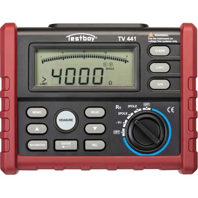 Testboy TV 441 Digital Earth Resistance Tester - Multimeter Testboy TV 441 Digital Earth Resistance Tester - Multimeter